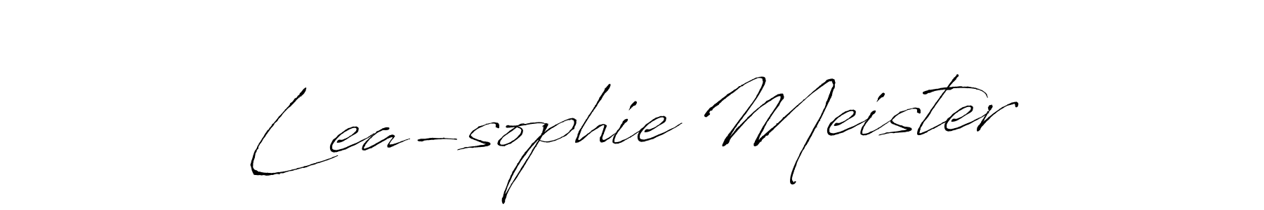 Make a beautiful signature design for name Lea-sophie Meister. With this signature (Antro_Vectra) style, you can create a handwritten signature for free. Lea-sophie Meister signature style 6 images and pictures png