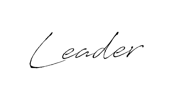 if you are searching for the best signature style for your name Leader. so please give up your signature search. here we have designed multiple signature styles  using Antro_Vectra. Leader signature style 6 images and pictures png