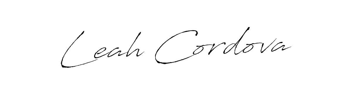 Also You can easily find your signature by using the search form. We will create Leah Cordova name handwritten signature images for you free of cost using Antro_Vectra sign style. Leah Cordova signature style 6 images and pictures png