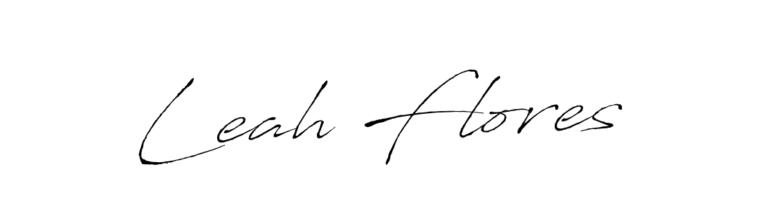Also we have Leah Flores name is the best signature style. Create professional handwritten signature collection using Antro_Vectra autograph style. Leah Flores signature style 6 images and pictures png
