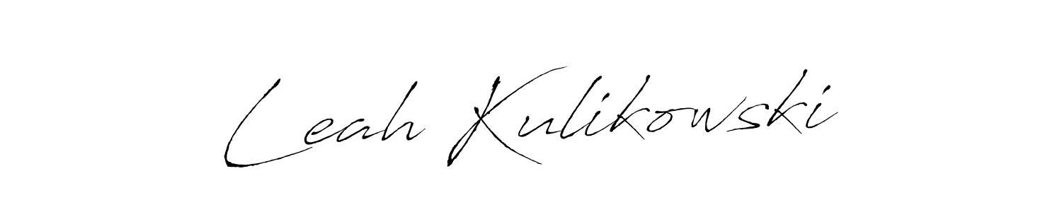 Also You can easily find your signature by using the search form. We will create Leah Kulikowski name handwritten signature images for you free of cost using Antro_Vectra sign style. Leah Kulikowski signature style 6 images and pictures png