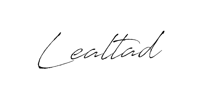 Lealtad stylish signature style. Best Handwritten Sign (Antro_Vectra) for my name. Handwritten Signature Collection Ideas for my name Lealtad. Lealtad signature style 6 images and pictures png