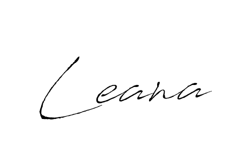 The best way (Antro_Vectra) to make a short signature is to pick only two or three words in your name. The name Leana include a total of six letters. For converting this name. Leana signature style 6 images and pictures png