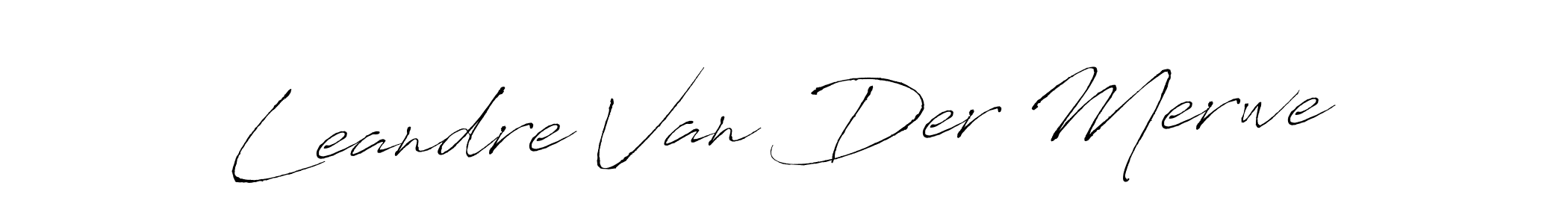 How to make Leandre Van Der Merwe name signature. Use Antro_Vectra style for creating short signs online. This is the latest handwritten sign. Leandre Van Der Merwe signature style 6 images and pictures png