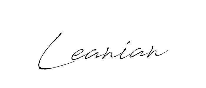 if you are searching for the best signature style for your name Leanian. so please give up your signature search. here we have designed multiple signature styles  using Antro_Vectra. Leanian signature style 6 images and pictures png