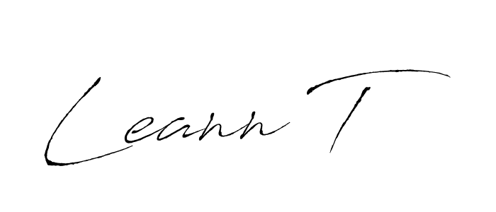 It looks lik you need a new signature style for name Leann T. Design unique handwritten (Antro_Vectra) signature with our free signature maker in just a few clicks. Leann T signature style 6 images and pictures png