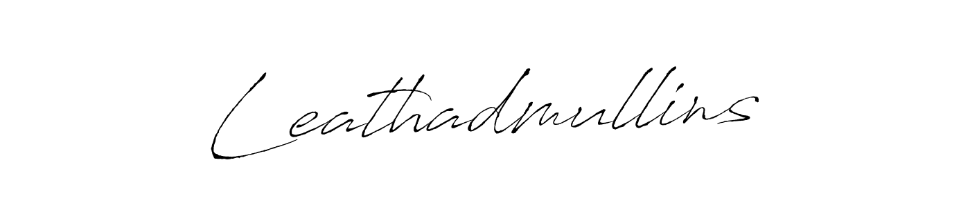 Leathadmullins stylish signature style. Best Handwritten Sign (Antro_Vectra) for my name. Handwritten Signature Collection Ideas for my name Leathadmullins. Leathadmullins signature style 6 images and pictures png