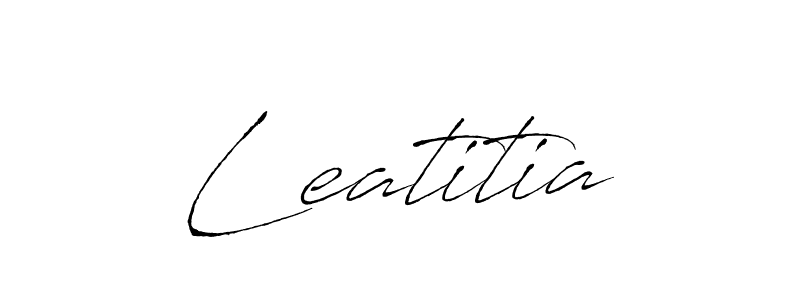 Similarly Antro_Vectra is the best handwritten signature design. Signature creator online .You can use it as an online autograph creator for name Leatitia. Leatitia signature style 6 images and pictures png