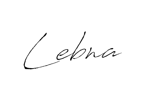 Design your own signature with our free online signature maker. With this signature software, you can create a handwritten (Antro_Vectra) signature for name Lebna. Lebna signature style 6 images and pictures png