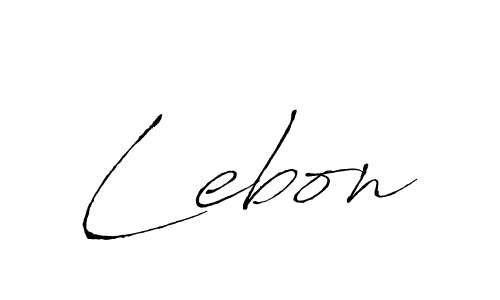 Use a signature maker to create a handwritten signature online. With this signature software, you can design (Antro_Vectra) your own signature for name Lebon. Lebon signature style 6 images and pictures png