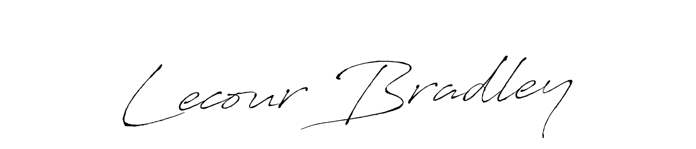 Lecour Bradley stylish signature style. Best Handwritten Sign (Antro_Vectra) for my name. Handwritten Signature Collection Ideas for my name Lecour Bradley. Lecour Bradley signature style 6 images and pictures png