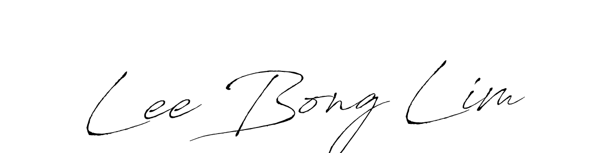 Antro_Vectra is a professional signature style that is perfect for those who want to add a touch of class to their signature. It is also a great choice for those who want to make their signature more unique. Get Lee Bong Lim name to fancy signature for free. Lee Bong Lim signature style 6 images and pictures png