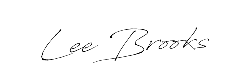 Antro_Vectra is a professional signature style that is perfect for those who want to add a touch of class to their signature. It is also a great choice for those who want to make their signature more unique. Get Lee Brooks name to fancy signature for free. Lee Brooks signature style 6 images and pictures png