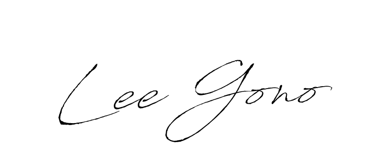 Once you've used our free online signature maker to create your best signature Antro_Vectra style, it's time to enjoy all of the benefits that Lee Gono name signing documents. Lee Gono signature style 6 images and pictures png