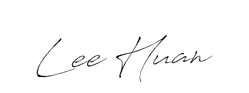 Create a beautiful signature design for name Lee Huan. With this signature (Antro_Vectra) fonts, you can make a handwritten signature for free. Lee Huan signature style 6 images and pictures png