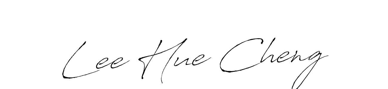 How to make Lee Hue Cheng name signature. Use Antro_Vectra style for creating short signs online. This is the latest handwritten sign. Lee Hue Cheng signature style 6 images and pictures png