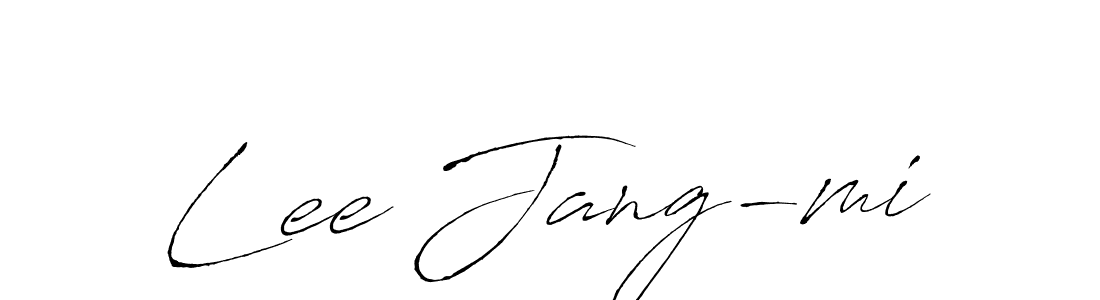 Lee Jang-mi stylish signature style. Best Handwritten Sign (Antro_Vectra) for my name. Handwritten Signature Collection Ideas for my name Lee Jang-mi. Lee Jang-mi signature style 6 images and pictures png