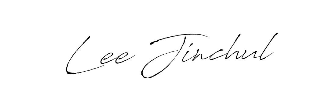 Also we have Lee Jinchul name is the best signature style. Create professional handwritten signature collection using Antro_Vectra autograph style. Lee Jinchul signature style 6 images and pictures png