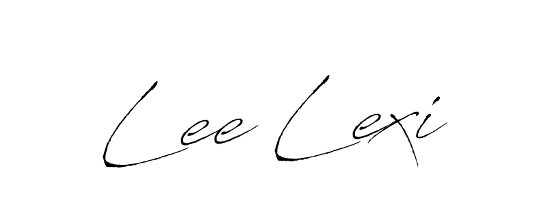 You should practise on your own different ways (Antro_Vectra) to write your name (Lee Lexi) in signature. don't let someone else do it for you. Lee Lexi signature style 6 images and pictures png