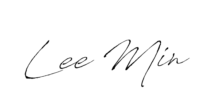 It looks lik you need a new signature style for name Lee Min. Design unique handwritten (Antro_Vectra) signature with our free signature maker in just a few clicks. Lee Min signature style 6 images and pictures png