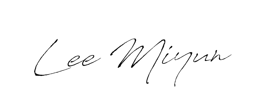 You should practise on your own different ways (Antro_Vectra) to write your name (Lee Miyun) in signature. don't let someone else do it for you. Lee Miyun signature style 6 images and pictures png