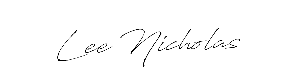 How to make Lee Nicholas signature? Antro_Vectra is a professional autograph style. Create handwritten signature for Lee Nicholas name. Lee Nicholas signature style 6 images and pictures png