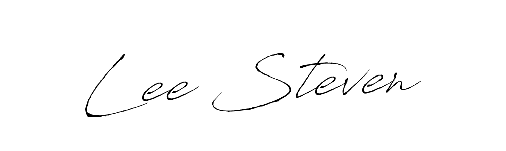 Antro_Vectra is a professional signature style that is perfect for those who want to add a touch of class to their signature. It is also a great choice for those who want to make their signature more unique. Get Lee Steven name to fancy signature for free. Lee Steven signature style 6 images and pictures png