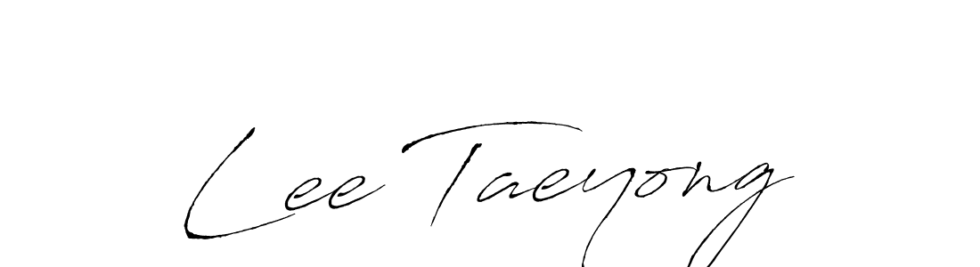 Lee Taeyong stylish signature style. Best Handwritten Sign (Antro_Vectra) for my name. Handwritten Signature Collection Ideas for my name Lee Taeyong. Lee Taeyong signature style 6 images and pictures png