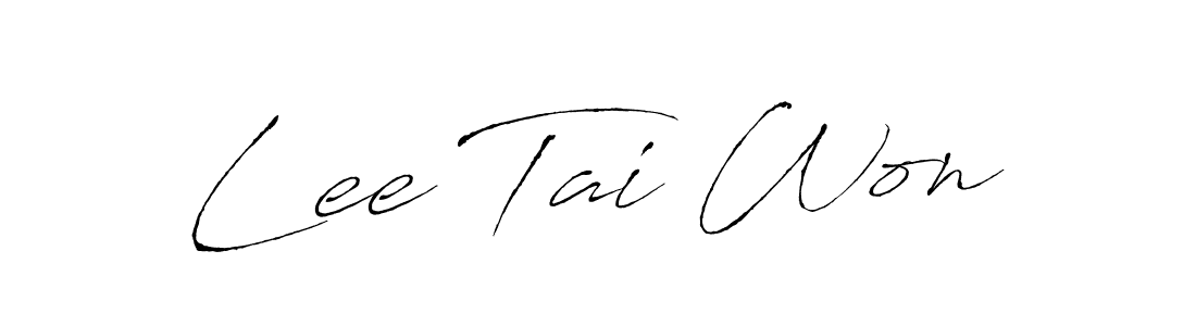 Also You can easily find your signature by using the search form. We will create Lee Tai Won name handwritten signature images for you free of cost using Antro_Vectra sign style. Lee Tai Won signature style 6 images and pictures png