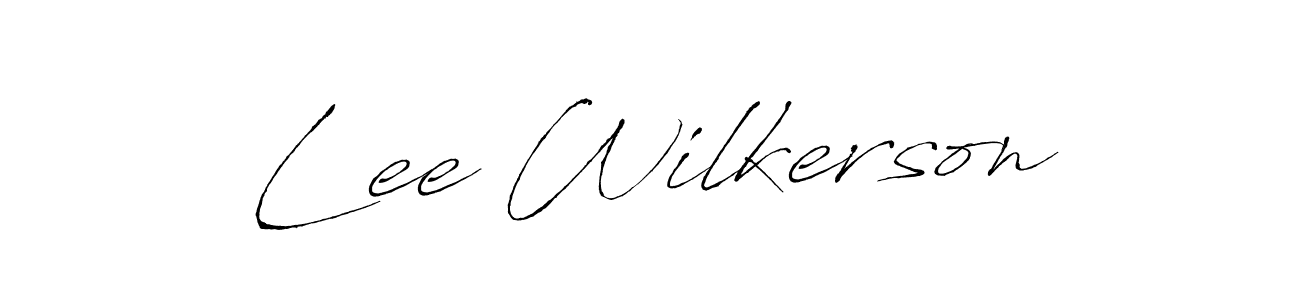 Also we have Lee Wilkerson name is the best signature style. Create professional handwritten signature collection using Antro_Vectra autograph style. Lee Wilkerson signature style 6 images and pictures png