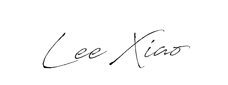 Create a beautiful signature design for name Lee Xiao. With this signature (Antro_Vectra) fonts, you can make a handwritten signature for free. Lee Xiao signature style 6 images and pictures png