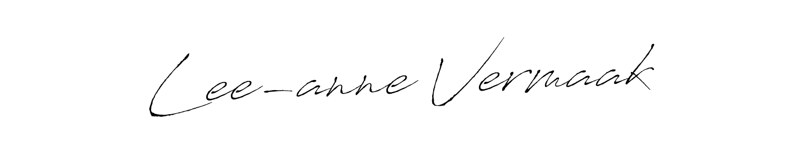 Create a beautiful signature design for name Lee-anne Vermaak. With this signature (Antro_Vectra) fonts, you can make a handwritten signature for free. Lee-anne Vermaak signature style 6 images and pictures png