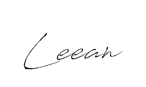 Also we have Leean name is the best signature style. Create professional handwritten signature collection using Antro_Vectra autograph style. Leean signature style 6 images and pictures png