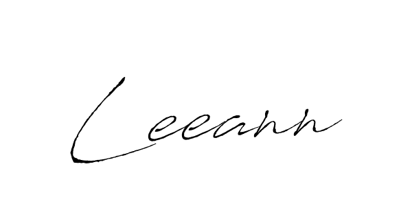 How to make Leeann name signature. Use Antro_Vectra style for creating short signs online. This is the latest handwritten sign. Leeann signature style 6 images and pictures png