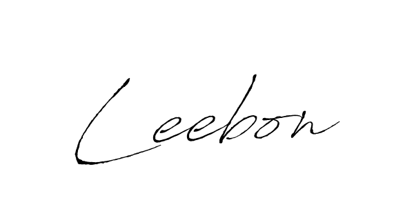 Also we have Leebon name is the best signature style. Create professional handwritten signature collection using Antro_Vectra autograph style. Leebon signature style 6 images and pictures png