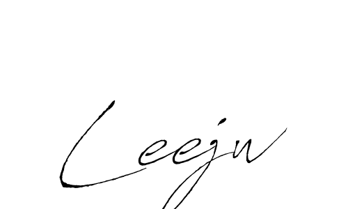 Use a signature maker to create a handwritten signature online. With this signature software, you can design (Antro_Vectra) your own signature for name Leejw. Leejw signature style 6 images and pictures png