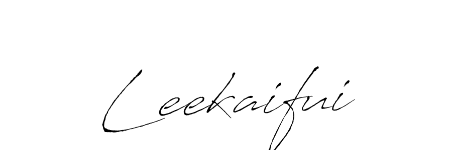Antro_Vectra is a professional signature style that is perfect for those who want to add a touch of class to their signature. It is also a great choice for those who want to make their signature more unique. Get Leekaifui name to fancy signature for free. Leekaifui signature style 6 images and pictures png