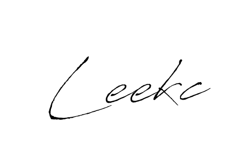 Design your own signature with our free online signature maker. With this signature software, you can create a handwritten (Antro_Vectra) signature for name Leekc. Leekc signature style 6 images and pictures png