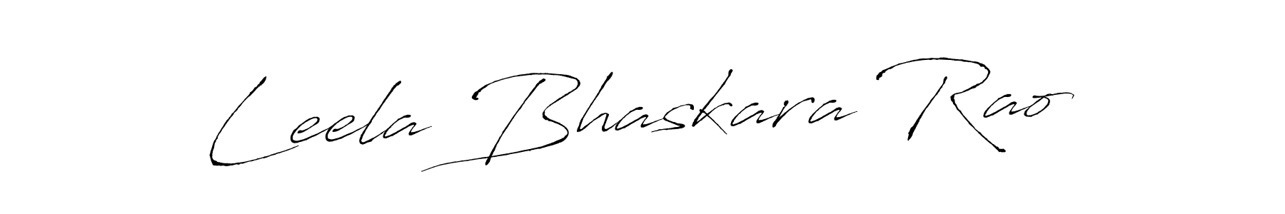 Design your own signature with our free online signature maker. With this signature software, you can create a handwritten (Antro_Vectra) signature for name Leela Bhaskara Rao. Leela Bhaskara Rao signature style 6 images and pictures png