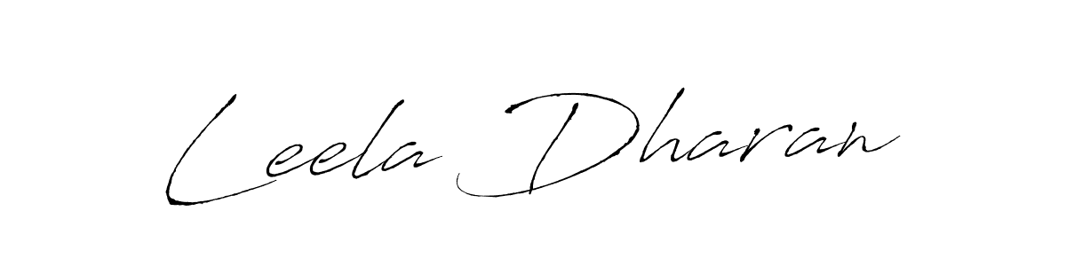 Create a beautiful signature design for name Leela Dharan. With this signature (Antro_Vectra) fonts, you can make a handwritten signature for free. Leela Dharan signature style 6 images and pictures png