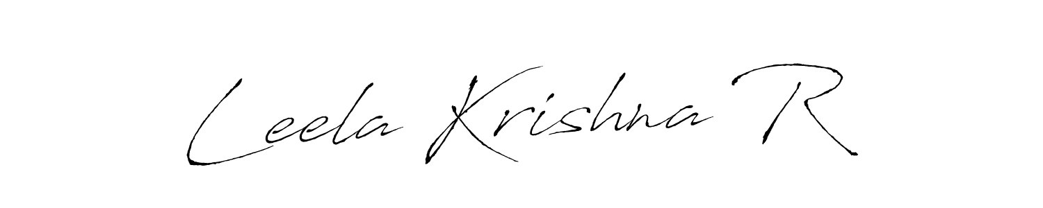 Similarly Antro_Vectra is the best handwritten signature design. Signature creator online .You can use it as an online autograph creator for name Leela Krishna R. Leela Krishna R signature style 6 images and pictures png