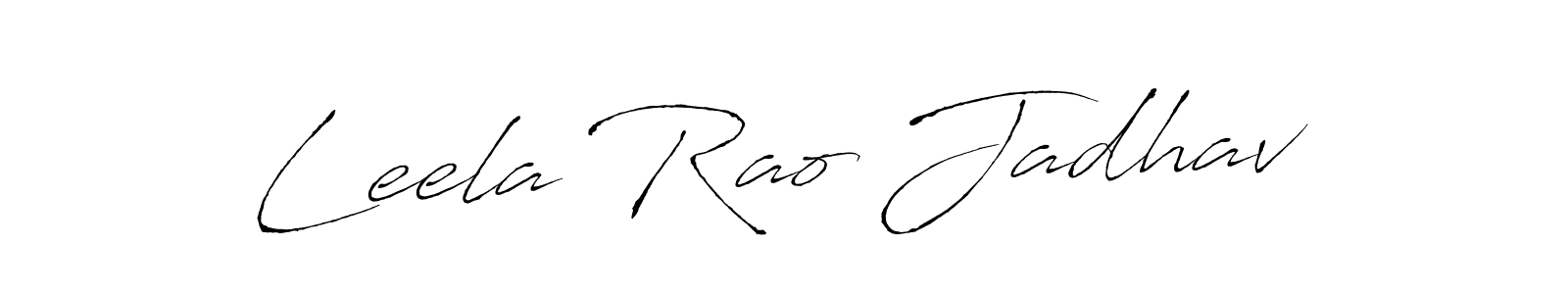 Also You can easily find your signature by using the search form. We will create Leela Rao Jadhav name handwritten signature images for you free of cost using Antro_Vectra sign style. Leela Rao Jadhav signature style 6 images and pictures png