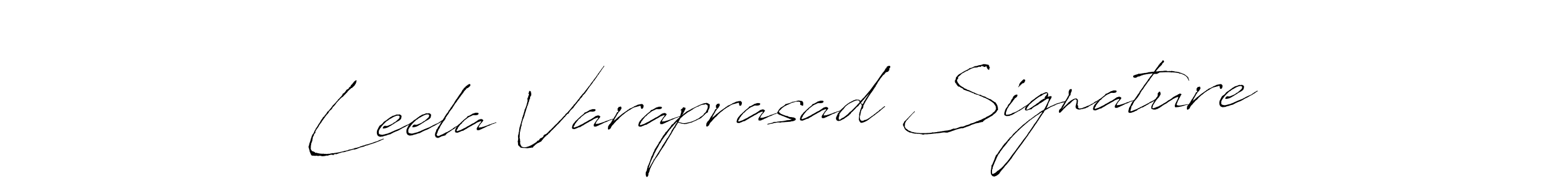 How to make Leela Varaprasad Signature name signature. Use Antro_Vectra style for creating short signs online. This is the latest handwritten sign. Leela Varaprasad Signature signature style 6 images and pictures png