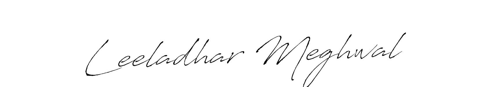 Make a beautiful signature design for name Leeladhar Meghwal. Use this online signature maker to create a handwritten signature for free. Leeladhar Meghwal signature style 6 images and pictures png