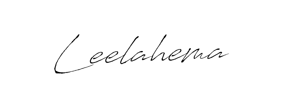 Use a signature maker to create a handwritten signature online. With this signature software, you can design (Antro_Vectra) your own signature for name Leelahema. Leelahema signature style 6 images and pictures png