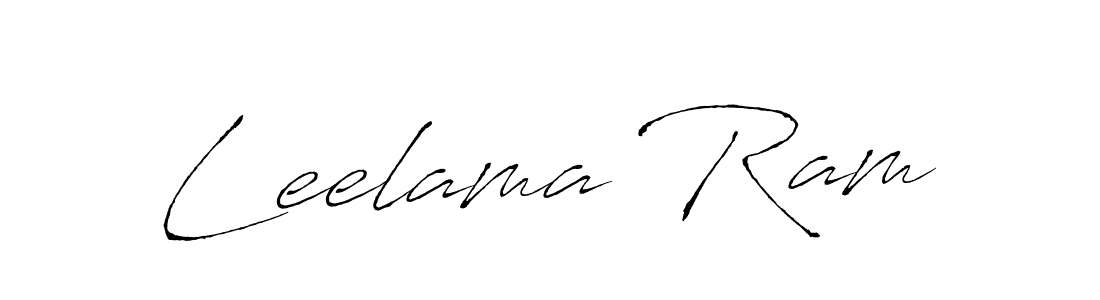 How to make Leelama Ram name signature. Use Antro_Vectra style for creating short signs online. This is the latest handwritten sign. Leelama Ram signature style 6 images and pictures png