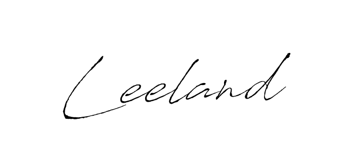 How to make Leeland signature? Antro_Vectra is a professional autograph style. Create handwritten signature for Leeland name. Leeland signature style 6 images and pictures png