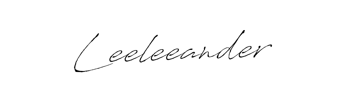 How to Draw Leeleeander signature style? Antro_Vectra is a latest design signature styles for name Leeleeander. Leeleeander signature style 6 images and pictures png