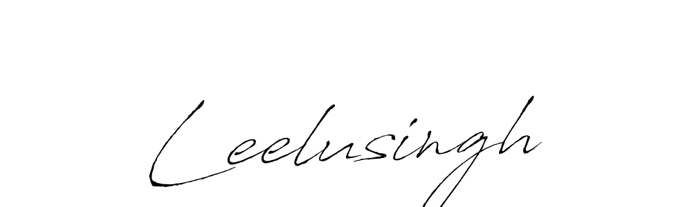 How to make Leelusingh signature? Antro_Vectra is a professional autograph style. Create handwritten signature for Leelusingh name. Leelusingh signature style 6 images and pictures png