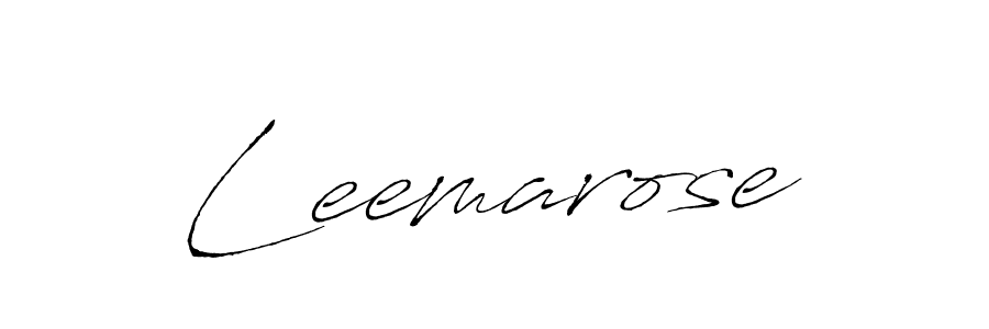 Make a beautiful signature design for name Leemarose. With this signature (Antro_Vectra) style, you can create a handwritten signature for free. Leemarose signature style 6 images and pictures png